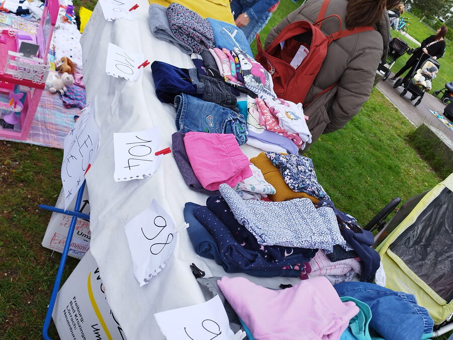 Flohmarkt-Veranstaltung des Familienzentrum Parkstadt Schwabing